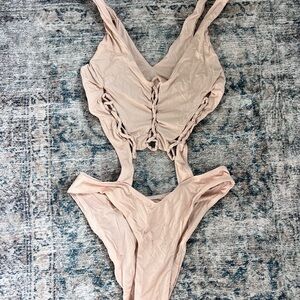 Monica Hansen Nude One Piece Swimsuit